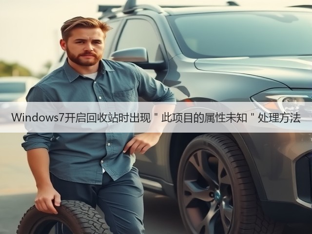 Windows7开启回收站时出现"此项目的属性未知"处理方法(图2) Windows7开启回收站时出现"此项目的属性未知"处理方法(图2)