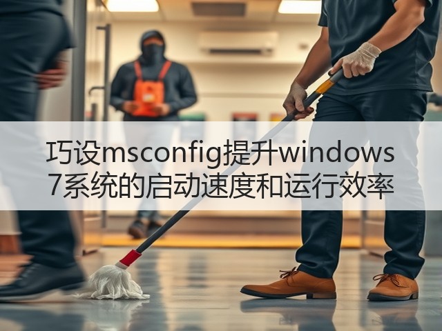 巧设msconfig提升windows 7系统的启动速度和运行效率(图3) 巧设msconfig提升windows 7系统的启动速度和运行效率(图3)