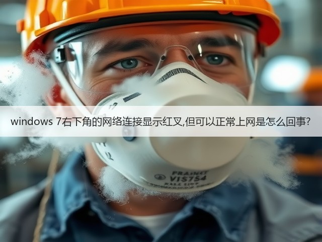 windows 7右下角的网络连接显示红叉,但可以正常上网是怎么回事?(图3) windows 7右下角的网络连接显示红叉,但可以正常上网是怎么回事?(图3)
