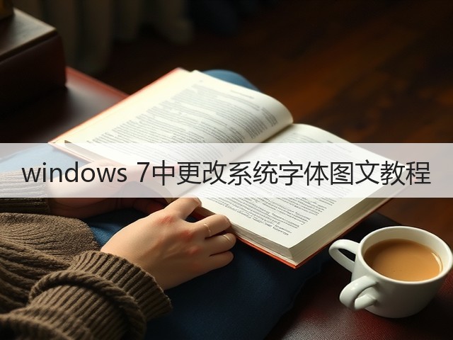 windows 7中更改系统字体图文教程(图3)