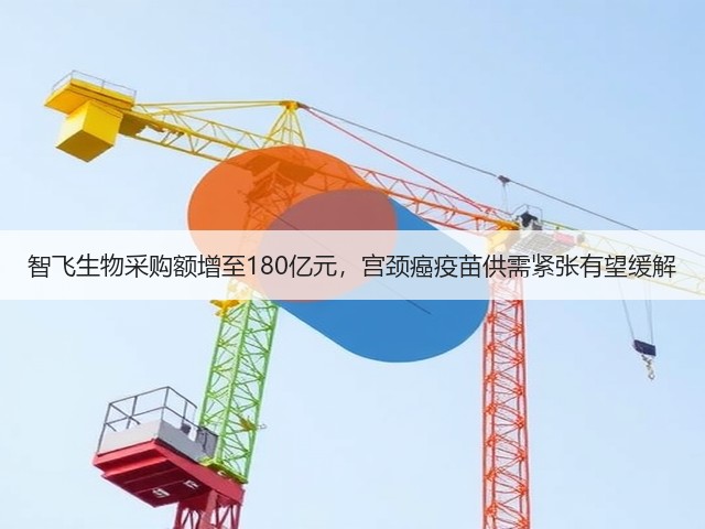 智飞生物采购额增至180亿元，宫颈癌疫苗供需紧张有望缓解(图1)