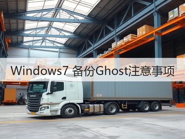 Windows7 备份Ghost注意事项(图1)