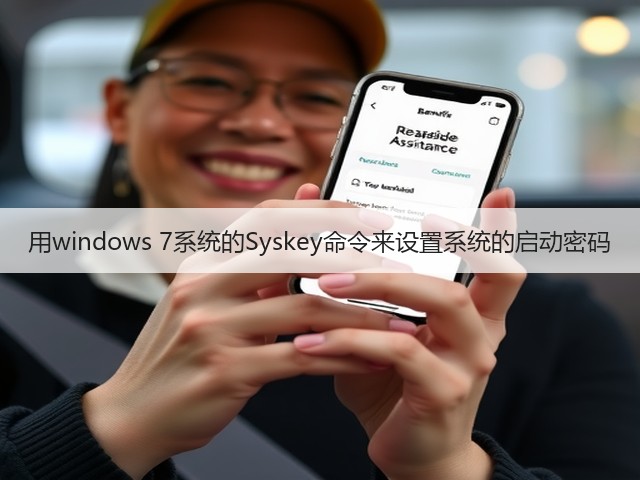 用windows 7系统的Syskey命令来设置系统的启动密码(图1) 用windows 7系统的Syskey命令来设置系统的启动密码(图1)