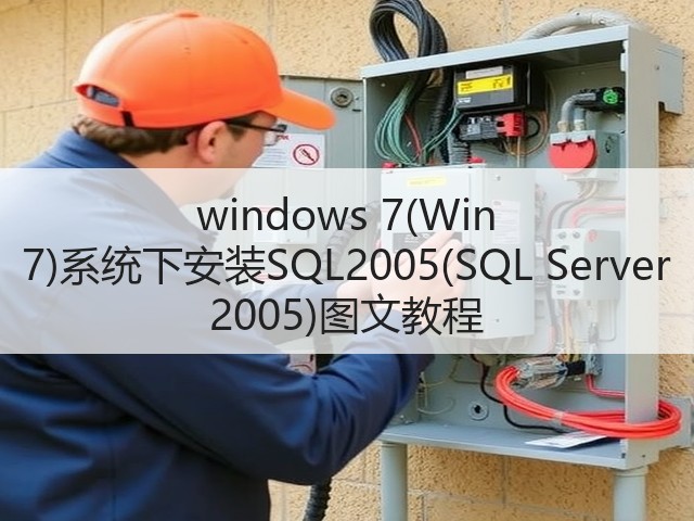 windows 7(Win 7)系统下安装SQL2005(SQL Server 2005)图文教程(图3) windows 7(Win 7)系统下安装SQL2005(SQL Server 2005)图文教程(图3)