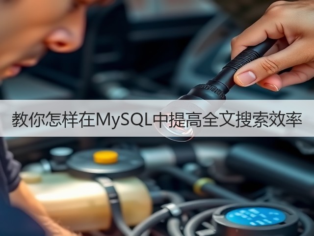教你怎样在MySQL中提高全文搜索效率(图2) 教你怎样在MySQL中提高全文搜索效率(图2)