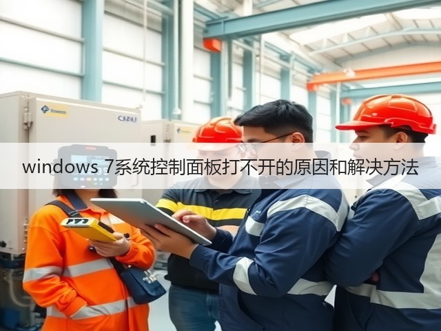 windows 7系统控制面板打不开的原因和解决方法(图1)