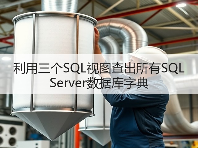 利用三个SQL视图查出所有SQL Server数据库字典(图3) 利用三个SQL视图查出所有SQL Server数据库字典(图3)