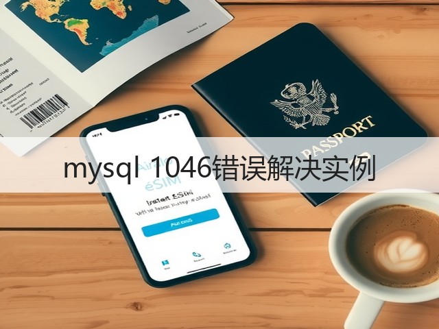mysql 1046错误解决实例(图1) mysql 1046错误解决实例(图1)