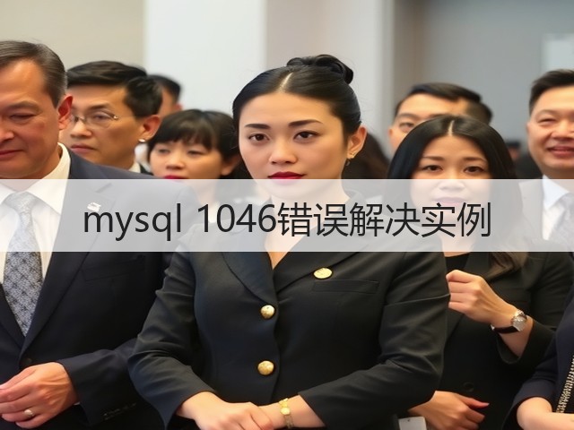 mysql 1046错误解决实例(图2) mysql 1046错误解决实例(图2)
