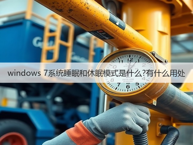 windows 7系统睡眠和休眠模式是什么?有什么用处(图1)