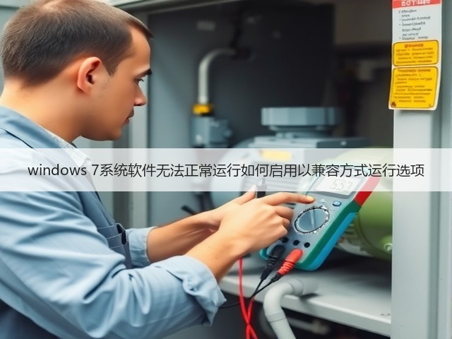 windows 7系统软件无法正常运行如何启用以兼容方式运行选项(图1) windows 7系统软件无法正常运行如何启用以兼容方式运行选项(图1)