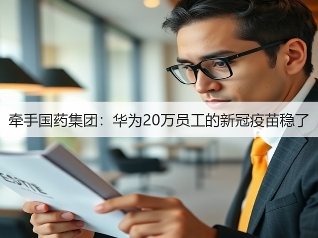 牵手国药集团:华为20万员工的新冠疫苗稳了(图1) 牵手国药集团:华为20万员工的新冠疫苗稳了(图1)