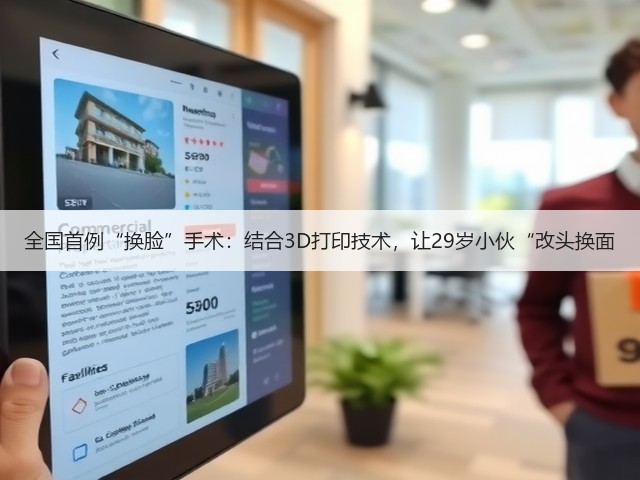 全国首例“换脸”手术:结合3D打印技术,让29岁小伙“改头换面(图1) 全国首例“换脸”手术:结合3D打印技术,让29岁小伙“改头换面(图1)