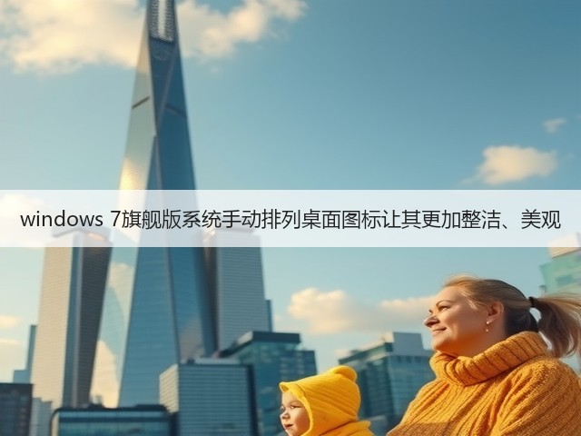 windows 7旗舰版系统手动排列桌面图标让其更加整洁、美观(图2) windows 7旗舰版系统手动排列桌面图标让其更加整洁、美观(图2)