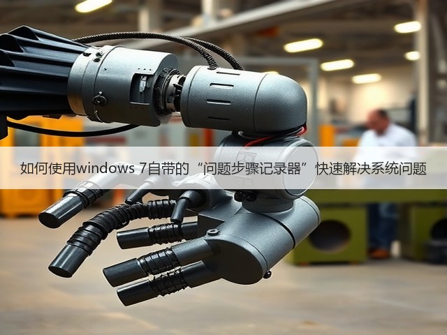 如何使用windows 7自带的“问题步骤记录器”快速解决系统问题(图2) 如何使用windows 7自带的“问题步骤记录器”快速解决系统问题(图2)