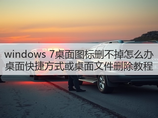 windows 7桌面图标删不掉怎么办 桌面快捷方式或桌面文件删除教程(图2) windows 7桌面图标删不掉怎么办 桌面快捷方式或桌面文件删除教程(图2)