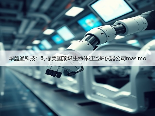 华鑫通科技:对标美国顶级生命体征监护仪器公司masimo(图1) 华鑫通科技:对标美国顶级生命体征监护仪器公司masimo(图1)