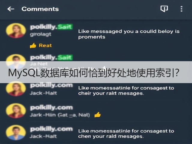 MySQL数据库如何恰到好处地使用索引?(图2) MySQL数据库如何恰到好处地使用索引?(图2)