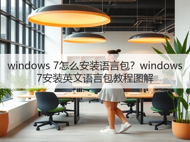 windows 7怎么安装语言包?windows 7安装英文语言包教程图解(图1) windows 7怎么安装语言包?windows 7安装英文语言包教程图解(图1)