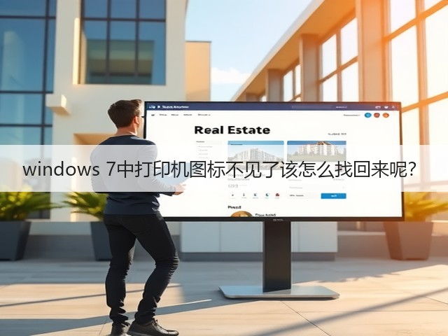 windows 7中打印机图标不见了该怎么找回来呢?(图1) windows 7中打印机图标不见了该怎么找回来呢?(图1)