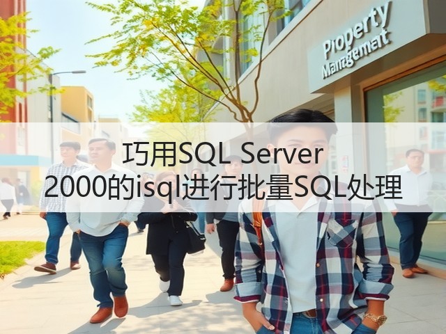 巧用SQL Server 2000的isql进行批量SQL处理(图1) 巧用SQL Server 2000的isql进行批量SQL处理(图1)