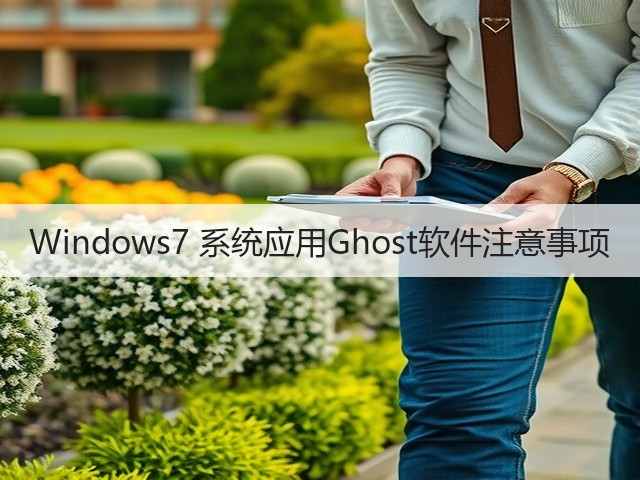 Windows7 系统应用Ghost软件注意事项(图3) Windows7 系统应用Ghost软件注意事项(图3)