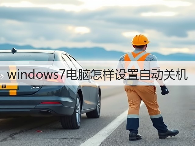 windows7电脑怎样设置自动关机(图3) windows7电脑怎样设置自动关机(图3)