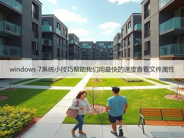 windows 7系统小技巧帮助我们用最快的速度查看文件属性(图1) windows 7系统小技巧帮助我们用最快的速度查看文件属性(图1)