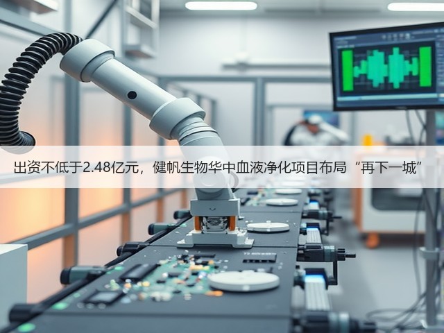 出资不低于2.48亿元,健帆生物华中血液净化项目布局“再下一城”(图1) 出资不低于2.48亿元,健帆生物华中血液净化项目布局“再下一城”(图1)