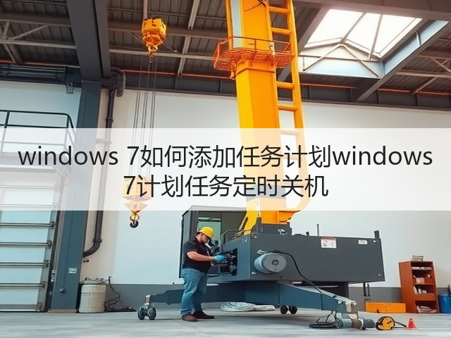 windows 7如何添加任务计划windows 7计划任务定时关机(图1) windows 7如何添加任务计划windows 7计划任务定时关机(图1)