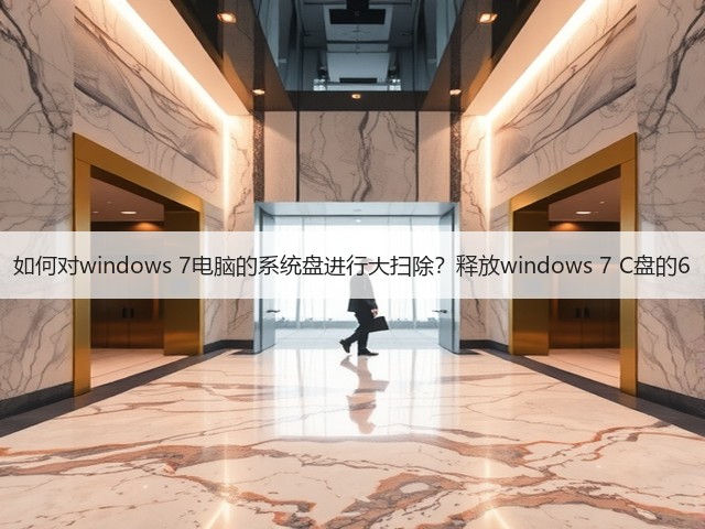 如何对windows 7电脑的系统盘进行大扫除?释放windows 7 C盘的6(图2) 如何对windows 7电脑的系统盘进行大扫除?释放windows 7 C盘的6(图2)