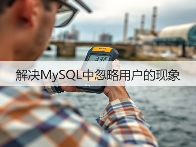 解决MySQL中忽略用户的现象(图1) 解决MySQL中忽略用户的现象(图1)