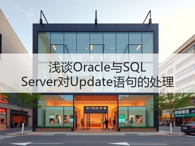 浅谈Oracle与SQL Server对Update语句的处理(图1) 浅谈Oracle与SQL Server对Update语句的处理(图1)