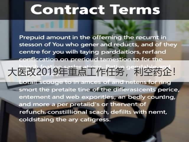 大医改2019年重点工作任务，利空药企！(图3)