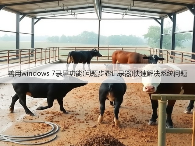 善用windows 7录屏功能(问题步骤记录器)快速解决系统问题(图1) 善用windows 7录屏功能(问题步骤记录器)快速解决系统问题(图1)