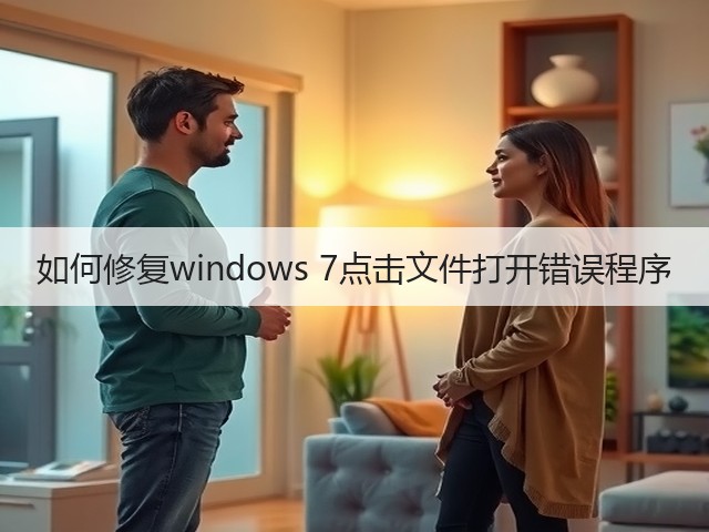 如何修复windows 7点击文件打开错误程序(图3) 如何修复windows 7点击文件打开错误程序(图3)