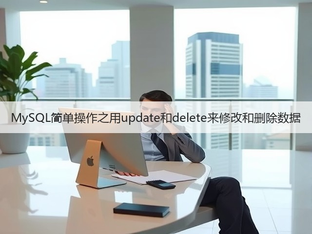 MySQL简单操作之用update和delete来修改和删除数据(图1) MySQL简单操作之用update和delete来修改和删除数据(图1)