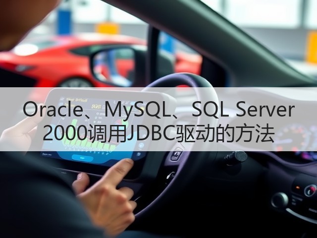 Oracle、MySQL、SQL Server 2000调用JDBC驱动的方法(图2) Oracle、MySQL、SQL Server 2000调用JDBC驱动的方法(图2)