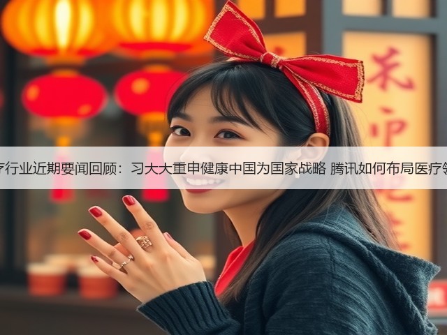 医疗行业近期要闻回顾:习大大重申健康中国为国家战略 腾讯如何布局医疗领域(图3) 医疗行业近期要闻回顾:习大大重申健康中国为国家战略 腾讯如何布局医疗领域(图3)
