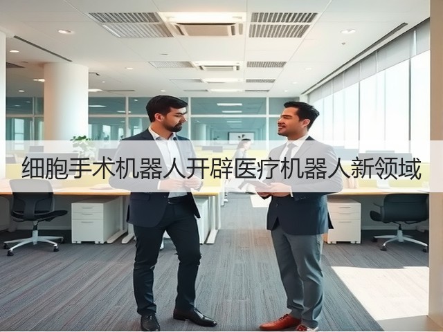 细胞手术机器人开辟医疗机器人新领域(图2)