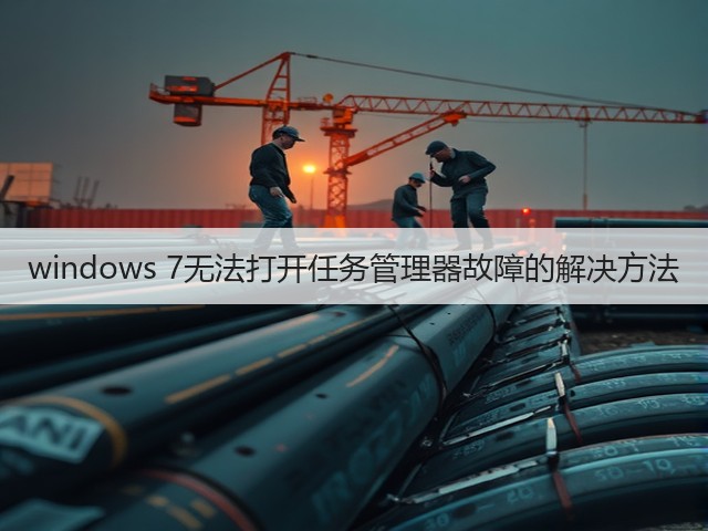 windows 7无法打开任务管理器故障的解决方法(图2) windows 7无法打开任务管理器故障的解决方法(图2)