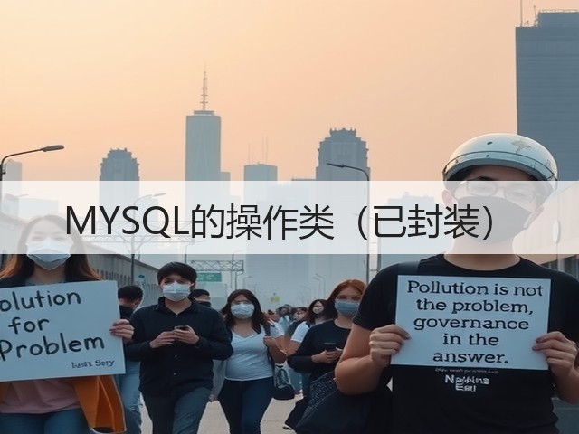 MYSQL的操作类(已封装)(图3) MYSQL的操作类(已封装)(图3)