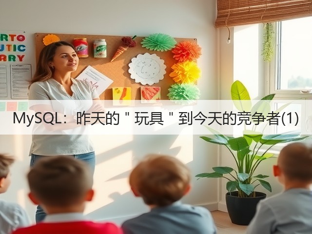 MySQL:昨天的"玩具"到今天的竞争者(1)(图1) MySQL:昨天的"玩具"到今天的竞争者(1)(图1)