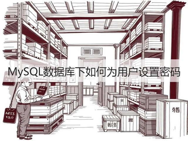 MySQL数据库下如何为用户设置密码(图1) MySQL数据库下如何为用户设置密码(图1)