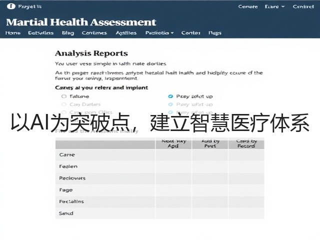 以AI为突破点,建立智慧医疗体系(图1) 以AI为突破点,建立智慧医疗体系(图1)