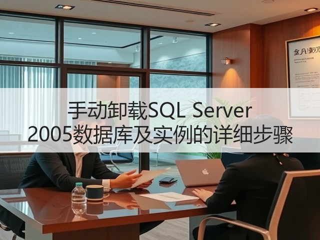 手动卸载SQL Server 2005数据库及实例的详细步骤(图1) 手动卸载SQL Server 2005数据库及实例的详细步骤(图1)