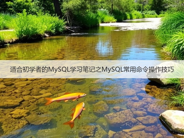 适合初学者的MySQL学习笔记之MySQL常用命令操作技巧(图2) 适合初学者的MySQL学习笔记之MySQL常用命令操作技巧(图2)