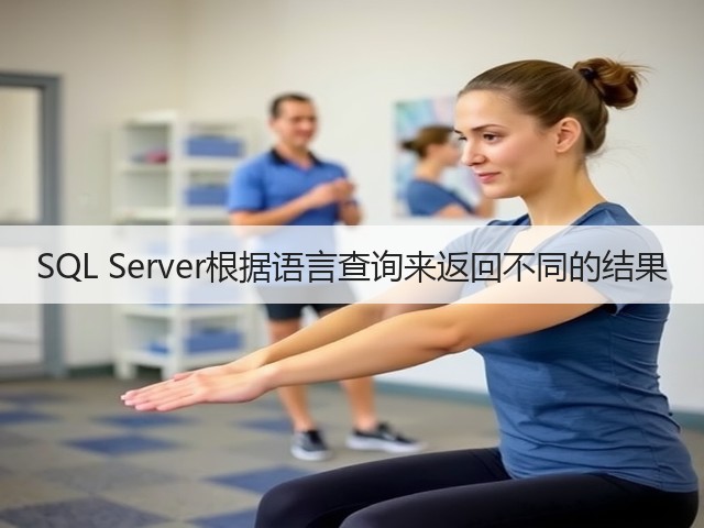 SQL Server根据语言查询来返回不同的结果(图3) SQL Server根据语言查询来返回不同的结果(图3)