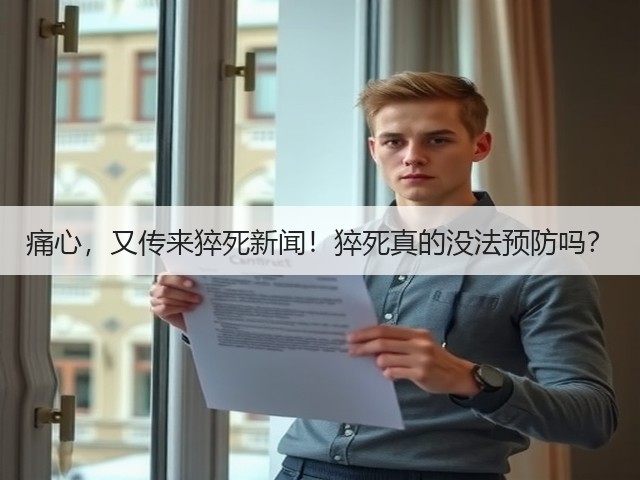 痛心,又传来猝死新闻!猝死真的没法预防吗?(图1) 痛心,又传来猝死新闻!猝死真的没法预防吗?(图1)