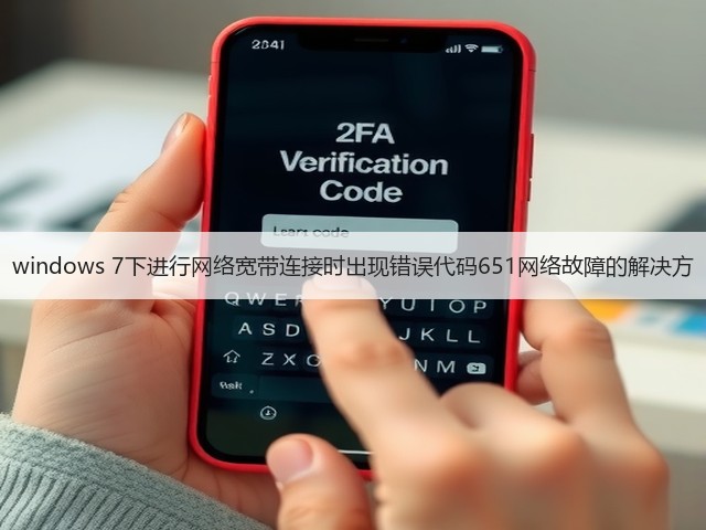 windows 7下进行网络宽带连接时出现错误代码651网络故障的解决方(图2) windows 7下进行网络宽带连接时出现错误代码651网络故障的解决方(图2)